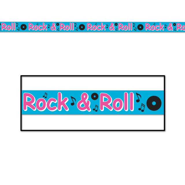 Cinta de fiesta Rock & Roll (paquete de 12) The Beistle Company 66097