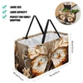 thumbnail image 2 of Butterfly Large Capacity Foldable Reusable Oxford Cloth Laundry Basket - Multipurpose Tote Bag, Shopping Bag, Picnic Basket, 2 of 7