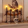 thumbnail image 2 of Black Flameless Taper Candles Flickering, NO Remote, 7 Inches Battery Operated, 6 Pcs Realistic Electric LED Candlesticks Made of Plastic for Halloween Party Home Decor, 2 of 9