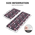 thumbnail image 2 of Xecao Breast Cancer Awareness1 Patten Kitchen Rugs and Mats Sets,2 Pieces Non-Slip Washable Rugs, Kitchen Mat for Floor,Suit for Kitchen Decor and Accessories, 2 of 6