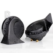 FARBIN 12V Automotive Loud Truck Horn for Car Train Motorcycle, Black