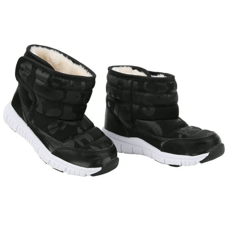 

Kids Winter Shoes Girls Winter Boots Cold Weather Snow Boot Warm Winter Boots Snow Boots Kids Winter Shoes Fashionable Waterproof Non Slip Keep Warm Snow Boots For Boys GirlsBlack