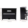 thumbnail image 2 of 1:12 Scale Collectible Miniature Piano for Dollhouse Model Toy Simulation Toy Collection Action Figure Modeling Ornaments Home Decor(Black), 2 of 5