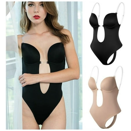 Backless Invisible Bra Bodysuit for Low-Cut Dresses