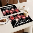 thumbnail image 1 of TIMIFIS Napperons Rose Tapis de Repas Décoration de Table de Fête Tapis d'Isolation Tapis de Tasse Tapis de Table Imprimé en Lin, 1 of 5