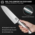 thumbnail image 3 of KnifeSaga Kitchen Knife Set with Block 17 Pcs, Knife Block Set, Japanese High Carbon Stainless Steel Knives Set for Kitchen with Sharpener, Razor Sharp Premium Block Knife, 3 of 9