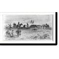 thumbnail image 2 of Historic Framed Print, Signal station on the south side of the Rappahannock River. Seen through a glass from the Union camps, 17-7/8" x 21-7/8", 2 of 9