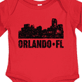thumbnail image 4 of Inktastic Orlando Skyline with Grunge Boys or Girls Long Sleeve Baby Bodysuit, 4 of 5