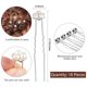 thumbnail image 4 of 18 Piezas Horquillas para el Cabello con Perlas Accesorios para el Cabello de Novia Horquillas para el Cabello con Perlas de Cristal Bobby Accesorios para el Cabello de Boda Horquillas para, 4 of 5