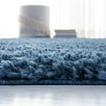thumbnail image 5 of SAFAVIEH August Sophia Solid Plush Shag Area Rug, Navy, 2' x 8', 5 of 8