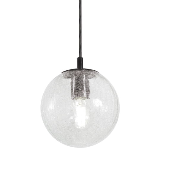 AFX - Palla - 1 Light Pendant-7.1 Inch Tall and 7.1 Inch Wide-Black Finish