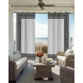 thumbnail image 6 of White Greek Key Blackout Curtains for Bedroom Living Room Darkening Curtains 54 Inch Long Geometric Greece Ancient Farmhouse Geo Short Curtain for Small Window Treatment Grommet Drapes 42"x54"x2, 6 of 9