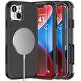 thumbnail image 1 of Funda Diverbox para iPhone 14 con protector de pantalla, color negro, 1 of 6
