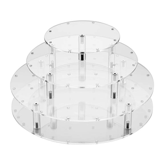 ROCKROK Cake Pops Display Stand 35 Hole Transparent Acrylic Lollipop Holder Shelf