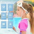 thumbnail image 2 of Gafas de natación para adultos, niños, damas, hombres, hombres, gafas de piscina para adultos, sin fugas, antiniebla, protección UV, marco ancho impermeable Adepaton CPB-DE-WX301-1, 2 of 5
