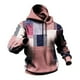 thumbnail image 1 of MHFRRA Sudadera con Capucha para Hombre con Costuras En Bloques de Color, Tendencia de Moda Deportiva Urbana Rosa, 1 of 2