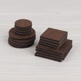 thumbnail image 4 of OULII 130 Pcs Balancelles Carrées pour la Maison Brun Foncé, 4 of 7