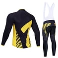 thumbnail image 2 of FALL/WINTER Men's Cycling jersey Wear Strap Suit Set Ropa with Gel Pad MTB Bicycle, 2 of 4