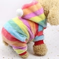 thumbnail image 3 of kladzum Dog Sweaters Dog Warm Shirt Pet Clothes Dog Cute Colorful Hooded Coat Dress, Dog Sweaters, Small Dog Coat Warm Sweartershirts, 3 of 3