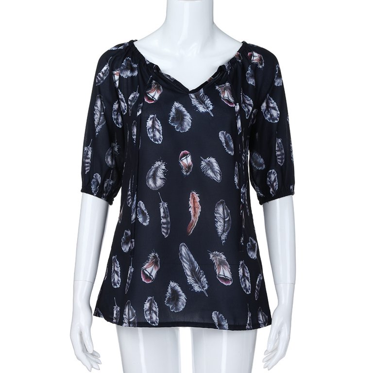 Zizzi Chiffon Blouse in Navy, Plus Size Clothing