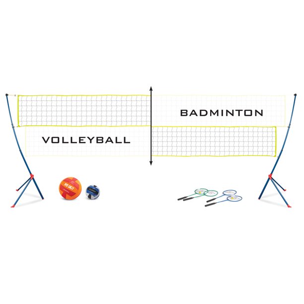 EastPoint Sports Easy Setup Volleyball and Badminton Set