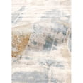 thumbnail image 4 of Pasargad Home Mirage 4' x 6' Hand-Loomed Bamboo Silk Blue/Gold Rug - All Ages, Indoors, 4 of 6