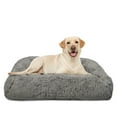 thumbnail image 7 of (4 pack) Vibrant Life Large Furry Bolster Dog Bed, Taupe, 36" x 27", 7 of 7