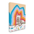 thumbnail image 3 of Stupell Industries Retro Abstract Terrier Dog Animals & Insects Painting Gallery Wrapped Canvas Print Wall Art, 36 x 48, 3 of 7