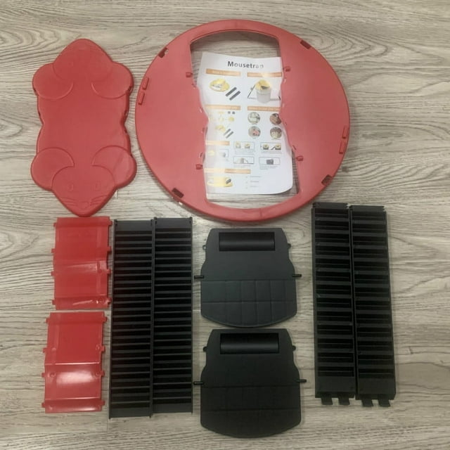Trampa para ratones con tapa abatible, trampa para ratones para interior y exterior, trampa para ratones con reinicio automático