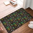 thumbnail image 2 of Vsdgher Pineapples print Flannel Anti-Slip Floor Mat Comfort Mat Floor Carpet for Decor, Non-Slip, Home, Office, Laundry, Durable, 2 of 5
