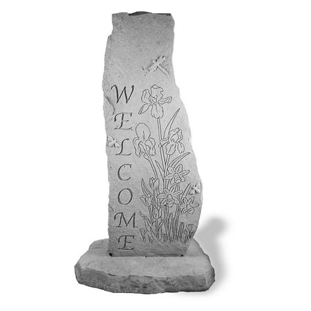 Welcome Garden Stone Totem