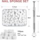 thumbnail image 1 of 100Pcs Nail Art Sponge Gradient, With Metal Clip to Create Nail Art Patterns, 1 of 4