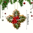 thumbnail image 3 of Tyidzon Christmas Snowflake Ornaments, Acrylic Christmas Tree Decorations Snowflake New Year Christmas Gifts for Home Holiday Party Decor, 3 of 4