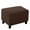 Brown, variant on AUQ Ottoman Cover Made of Stretch Fabric for a Snug,Secure Fit Footstool Furniture Protector Cover Gray