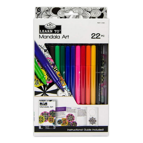 Royal & Langnickel Learn To™ 22pc Mandala Art Set