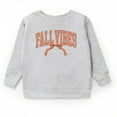 thumbnail image 6 of Varsity Fall Vibes Coquette - Toddler Graphic Sweatshirt and Youth Graphic Sweatshirt, 6 of 15