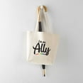 thumbnail image 5 of CafePress - I'm An Ally Gay Pride Tote Bag - Unisex Canvas Tote Bag, Beige, 1-Piece, 5 of 7