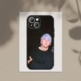 thumbnail image 3 of Singer E-Eminem funda de teléfono para Apple iPhone 15,14,13,12,11,XS,XR,X,8,7,Pro,Max,Plus,mini funda negra de silicona, 3 of 5