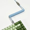 thumbnail image 3 of Cable En Espiral Cable en espiral tipo C a USB Cable en espiral chapado en oro para teclado mecánico, 3 of 8