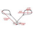 thumbnail image 3 of 1 Paire Vélo Rétroviseur Degré Réglable Circonscription Convexe Réfléchissant Verre Rétroviseurs VTT Accessoires, 3 of 9