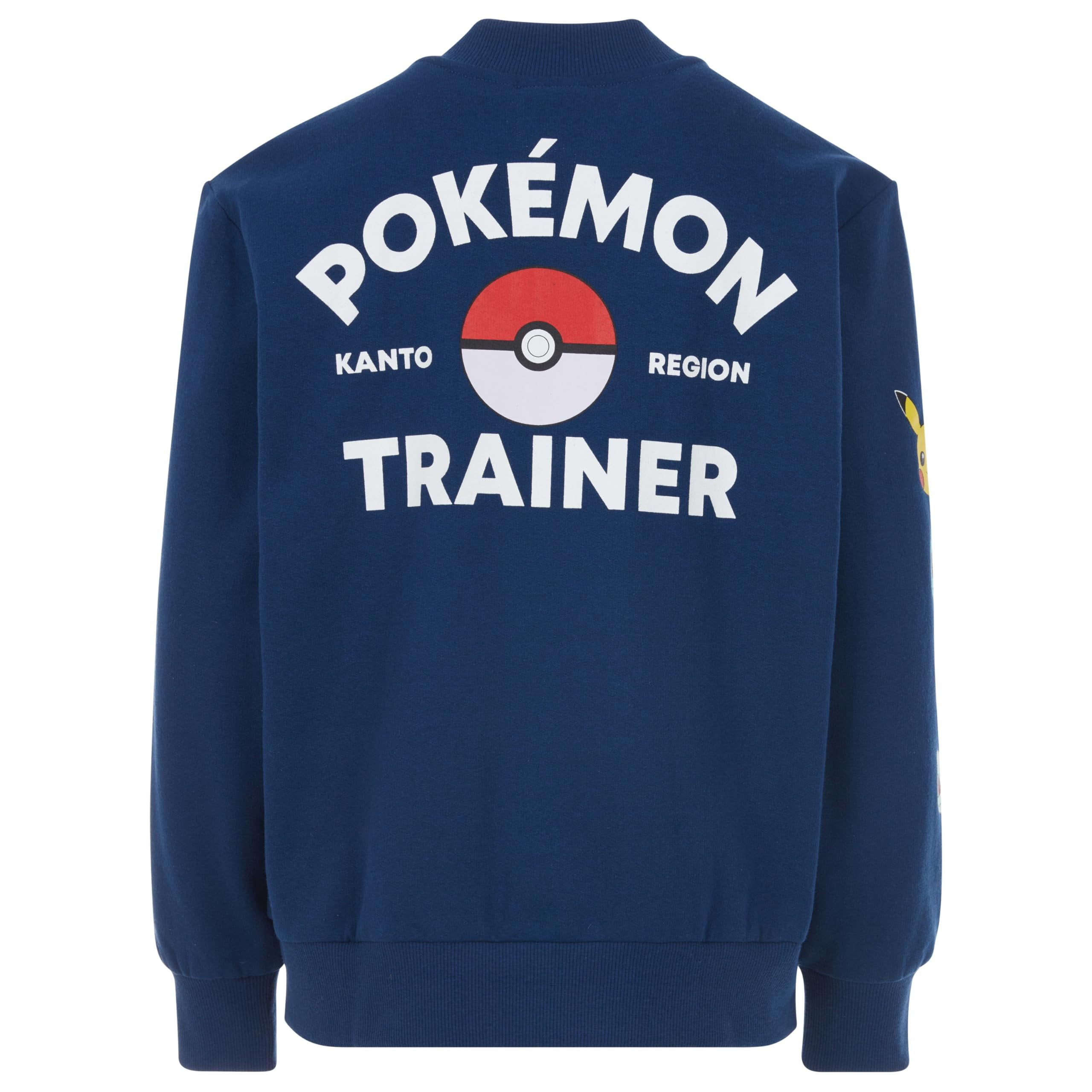 Boys Pokemon Fleece Bomber Jacket- Little and Big Boys Sizes 4-16