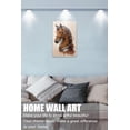 thumbnail image 2 of Horse Farmhouse Wall Art, Horse Tin Sign for Bedroom Living Room Home & Office Wall Decor, Nature Wildlife Portrait Painting Western Animals Wall Art, Housewarming Gift 5.5x8 inch, 2 of 7