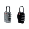 thumbnail image 3 of WHAMVOX 1Pack TSA-330 Padlock for Luggage and Suitcase 4 Combination Black, 3 of 3