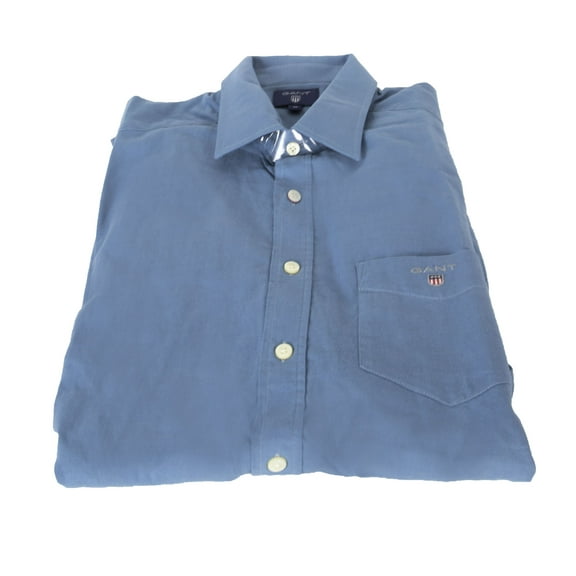 GANT Men's Small Indigo Flannel Reg Town Shirt 364554 Size Medium