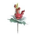 thumbnail image 2 of Linnome Red Berry Christmas Arrangement Sprigs, Artificial Berry Branches for Holiday Floral Displays and Festive Decor, 2 of 6