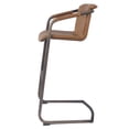 thumbnail image 3 of Indy Faux Leather Arm Bar Stool (Set of 2), Multiple Colors, 3 of 5