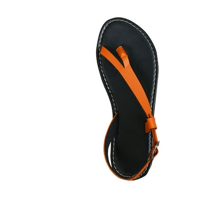 

Women s Ankle Strap Roman Flats Casual Daily Indoor Outdoor Toe Ring Flip Flops Summer Walking Beach Thong Sandals