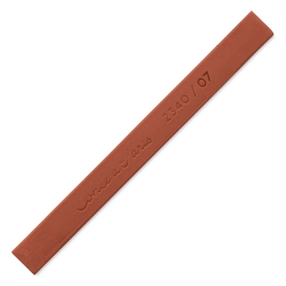 Conté à Paris Colour Pastel Carré - Red Brown 07, Single Crayon