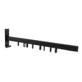 thumbnail image 2 of Space Saving Clothes Rack Space Aluminum Retractable Black Laundry Drying Rack for Outdoor Balcony, 2 of 14