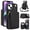 Black, variant on Crossbody Wallet Case for iPhone 14 Plus, RFID Blocking Zipper Handbag Purse Flip Cover, Kickstand Folio Case Card Slots Holder Wrist Strap Lanyard